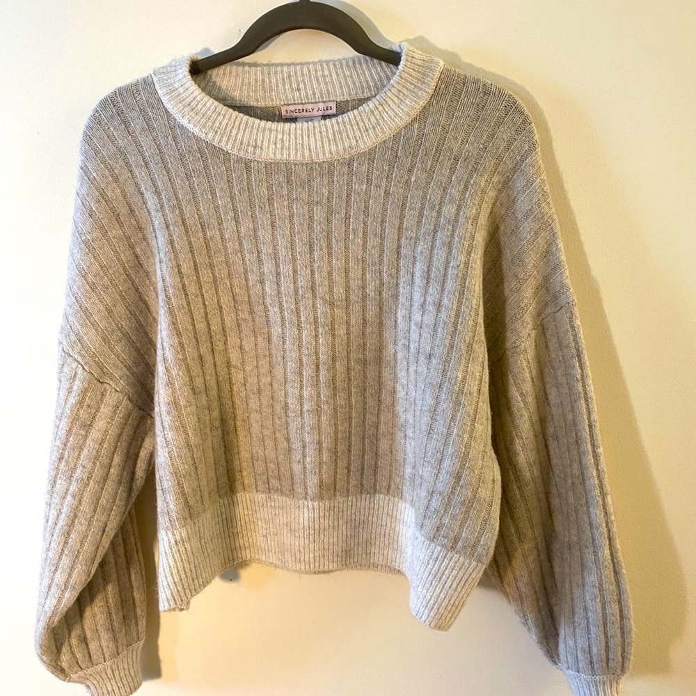 Cozy flattering sweater